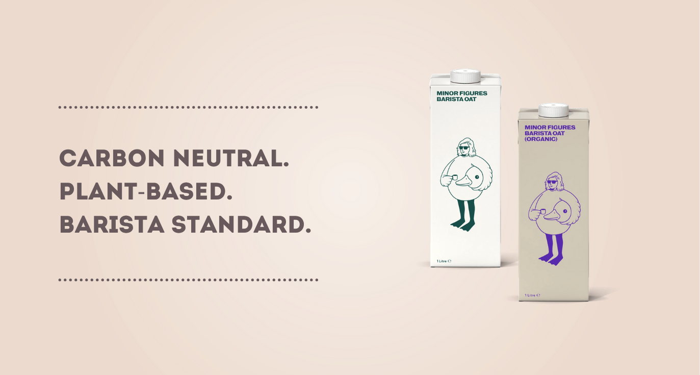 Minor Figures - Carbon Neutral. Plant-based. Barista Standard.